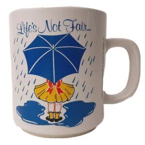 🍒 Vintage 1992 "Life's Not Fair, But God is Good" Mug Coffee Cup